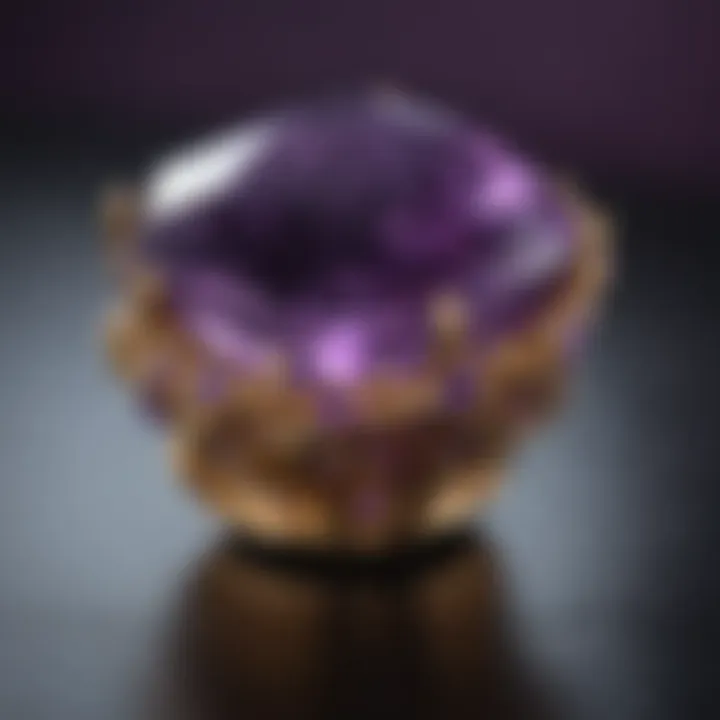 Beautiful Amethyst Push Present Gemstone