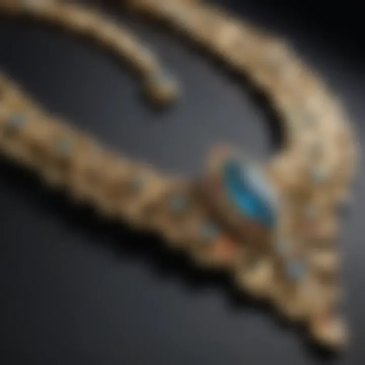 Beautiful gold necklace reflecting the value of craftsmanship