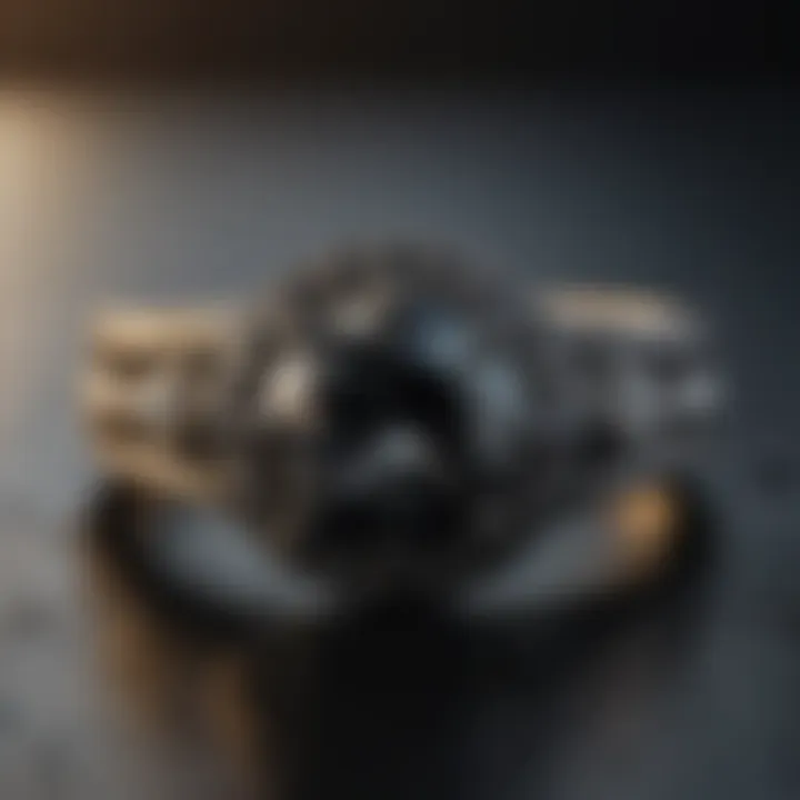 Black Diamond Ring Close-Up
