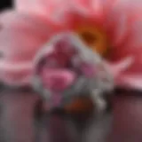 Exquisite Pink Sapphire Ring in Blossom