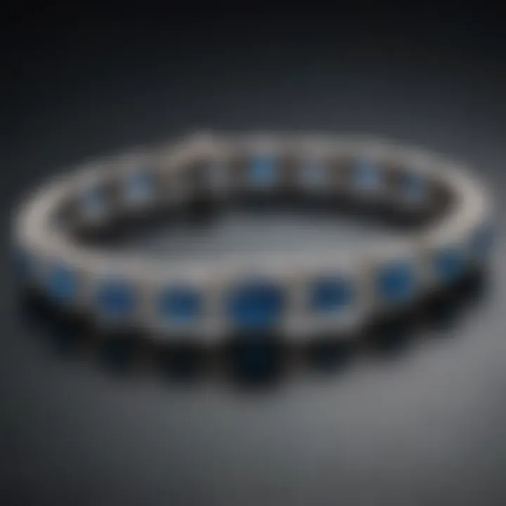 Glamorous Blue Nile Diamond Bracelet with Promo Code