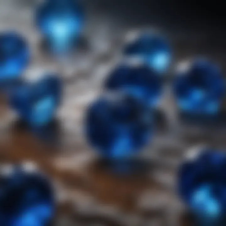 Radiant Blue Sapphires