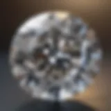 Exquisite H Color Round Diamond Sparkling in Light
