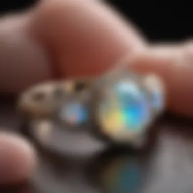 Mesmerizing Opal Engagement Ring