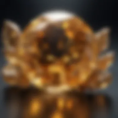 Golden Radiance of Citrine Crystal