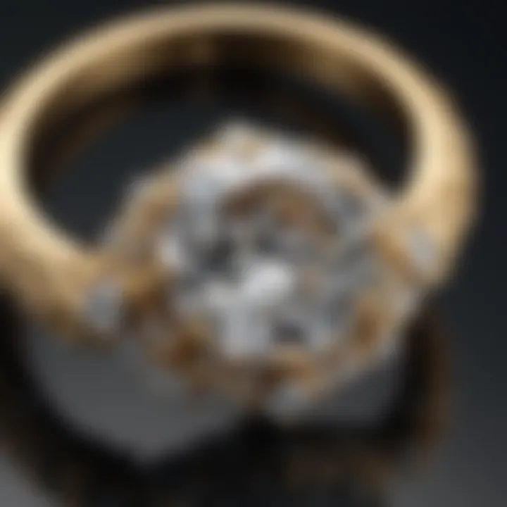 Close-Up of 24 Carat Diamond Ring