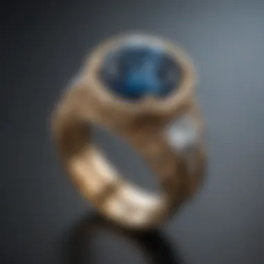 Contemporary Ring Symbolizing Unity and Connection