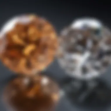 2ct Diamond Comparison in Natural Light