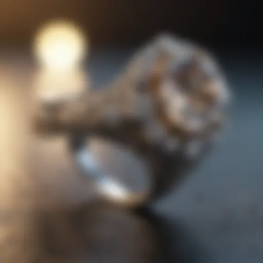 Exquisite Diamond Ring with Intricate Detailing