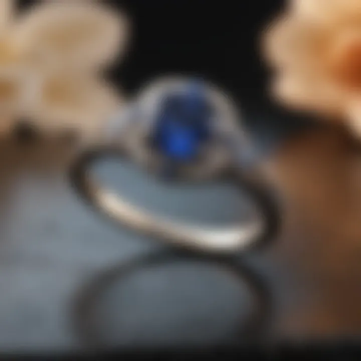 Timeless Sapphire Ring with Delicate Details