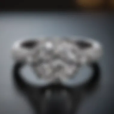 Stunning 5-Diamond Engagement Ring with Sleek Modern Twist