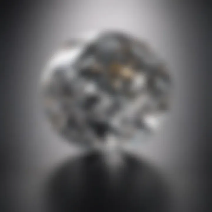 Elegant 1.7 Carat Diamond Showcasing Brilliant Cut