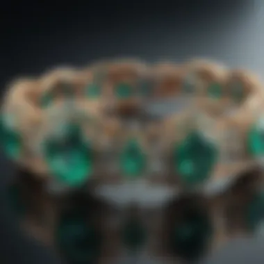 Stunning Emerald Bracelet Gift