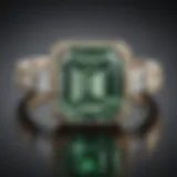 Exquisite 4 Carat Solitaire Ring with Emerald-Cut Diamond