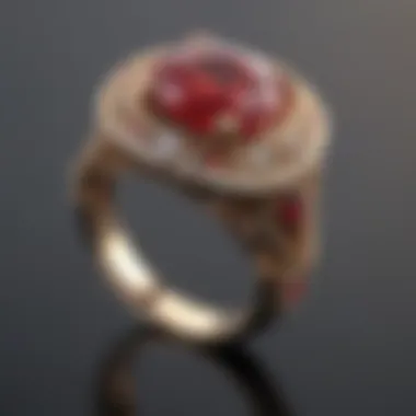 Opulent Ruby Solitaire Ring