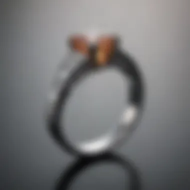 Modern twist on classic baguette engagement ring design