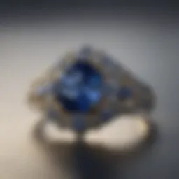 Exquisite Sapphire Ring in Natural Light