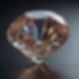 Exquisite Diamond Cut Sparkling in the Light