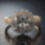 Exquisite Diamond Halo Setting Ring