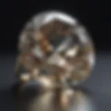 Exquisite 35 Carat Diamond under Magnifying Glass