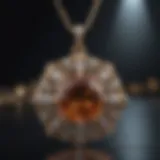 Exquisite 24 Carat Diamond Pendant