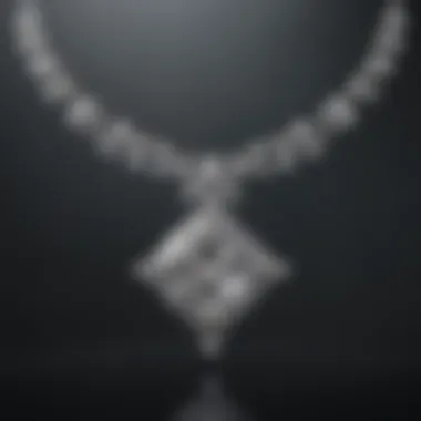Intricate Craftsmanship of Princess Cut Diamond Necklace