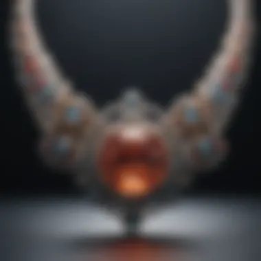 Luxurious diamond necklace showcasing impeccable craftsmanship