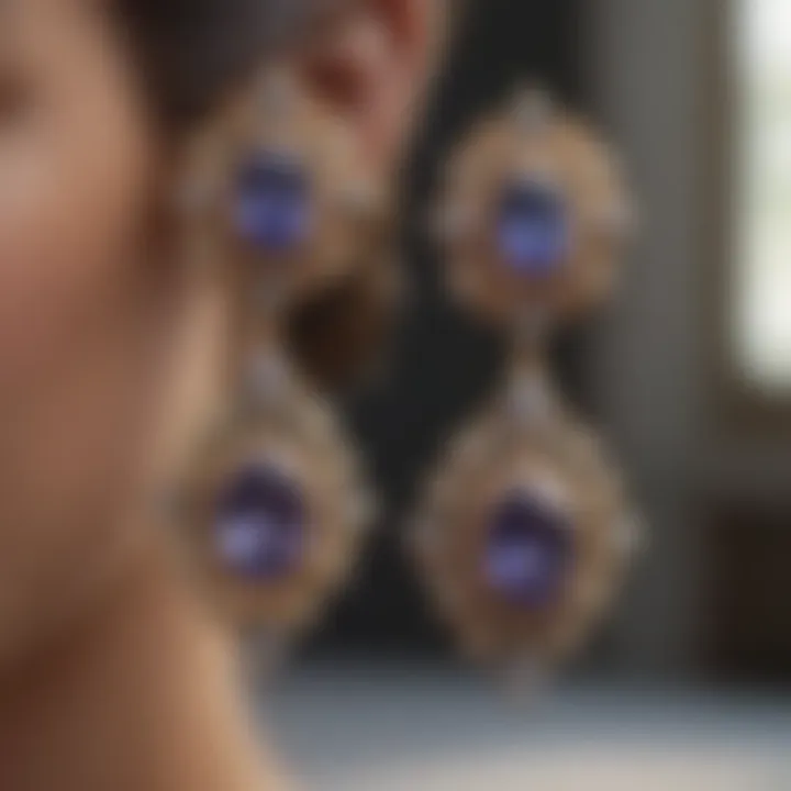 Dazzling Gemstone Earrings