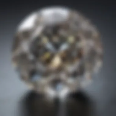 Close-Up of Half Carat Diamond Clarity