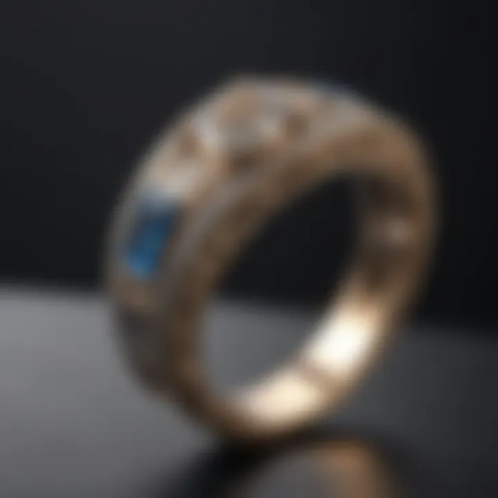 Innovative design of modern wedding rings