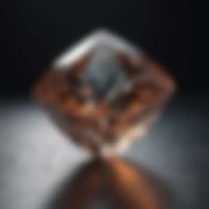Intricate Clarity: VVS1 Diamond Inclusions
