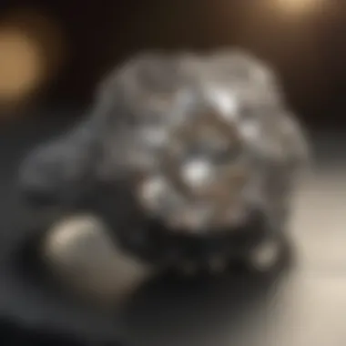 Intricate Details of Antique Diamond Ring