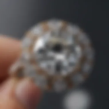 Intricate Details of a 1.5 Round Diamond Ring