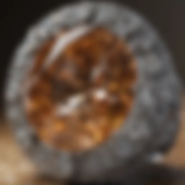 Close-up of Leo Diamond 1.5 Carat's Intricate Cut
