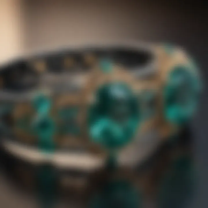 Intricate Emerald Bracelet Design