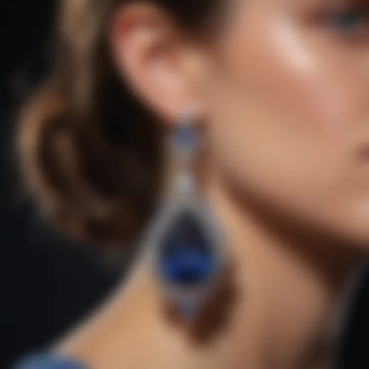 Opulent Sapphire Earrings