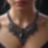 Luxurious Black Diamond Necklace