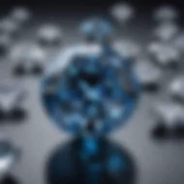 Luxurious Blue Nile Diamond Dimensions Illustration
