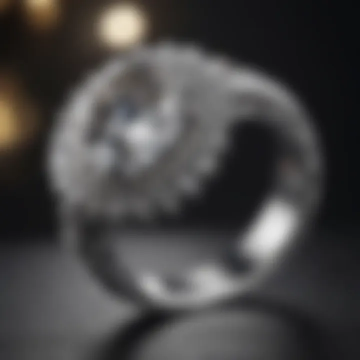 Sparkling Diamond Ring Set in Luxurious Setting