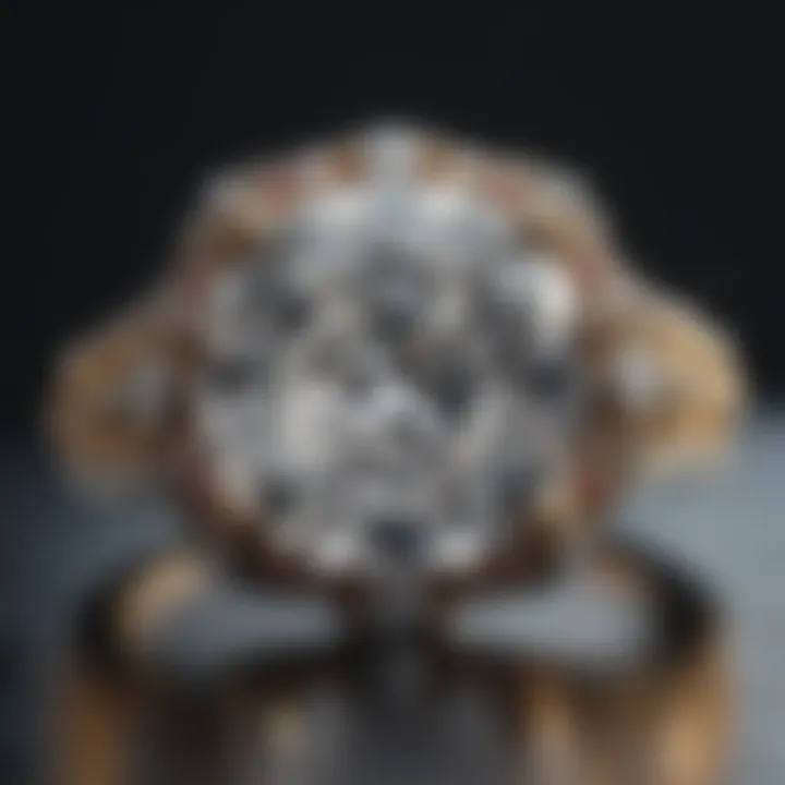 Luxurious diamond-encrusted wedding ring for larger finger sizes
