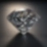 Luxurious Diamond Sparkling in Light