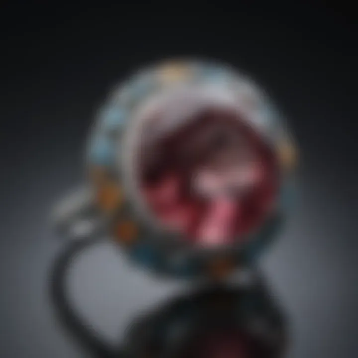 Luxurious zero-interest engagement ring showcasing beauty of gemstones