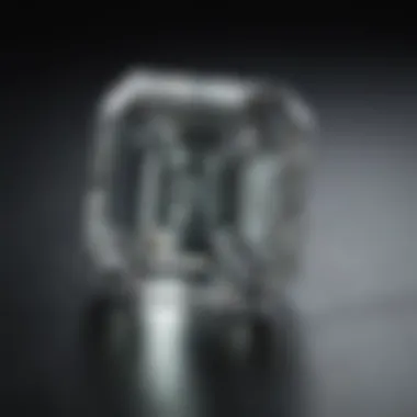 Mesmerizing Clarity of an Emerald Cut Diamond