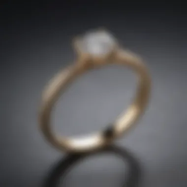 Minimalist low budget wedding ring with sleek design