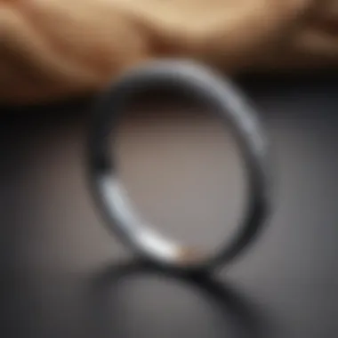 Minimalistic and sleek wedding ring option for big fingers