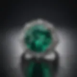 Exquisite One-Carat Emerald Gemstone