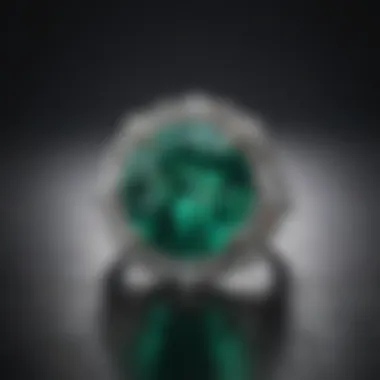 Exquisite One-Carat Emerald Gemstone