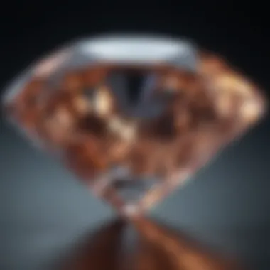 Prismatic Elegance: VVS1 Diamond Light Reflection