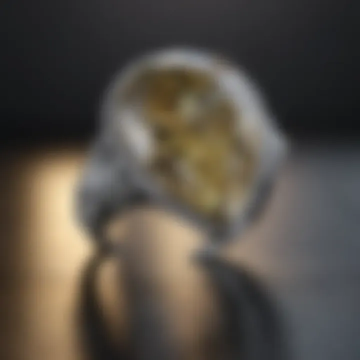 Radiant Pear-Shaped Diamond Ring