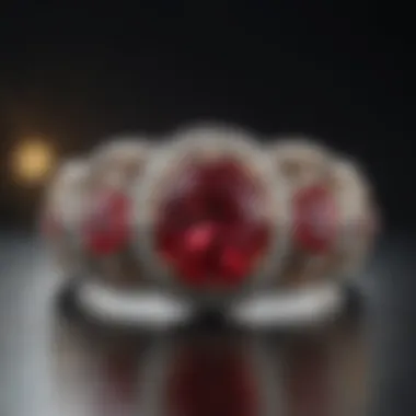 Luxurious Ruby Wedding Ring